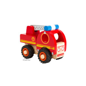 Baby-Spielzeugauto Feuerwehr aus Holz