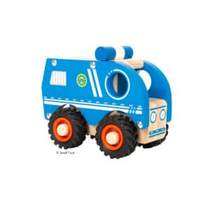 Baby-Spielzeugauto Polizei aus Holz