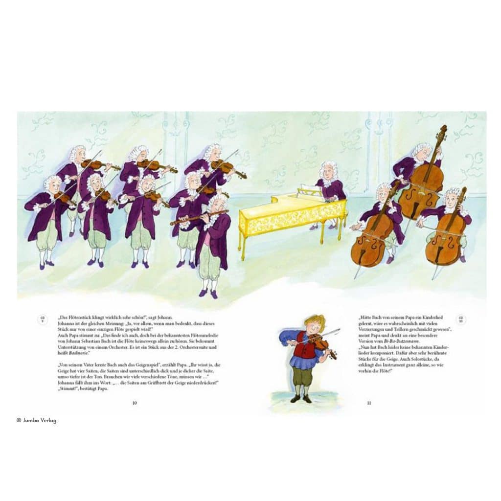 Bach für Kinder Bilderbuch mit Musik