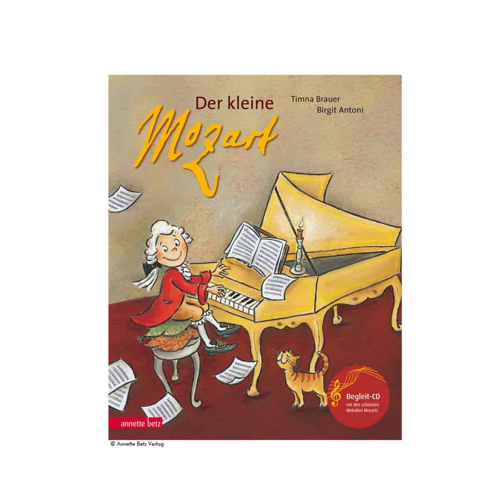 Der kleine Mozart Bilderbuch mit Musik