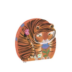 Djeco Silhouetten-Puzzle Tiger im Dschungel 24 Teile