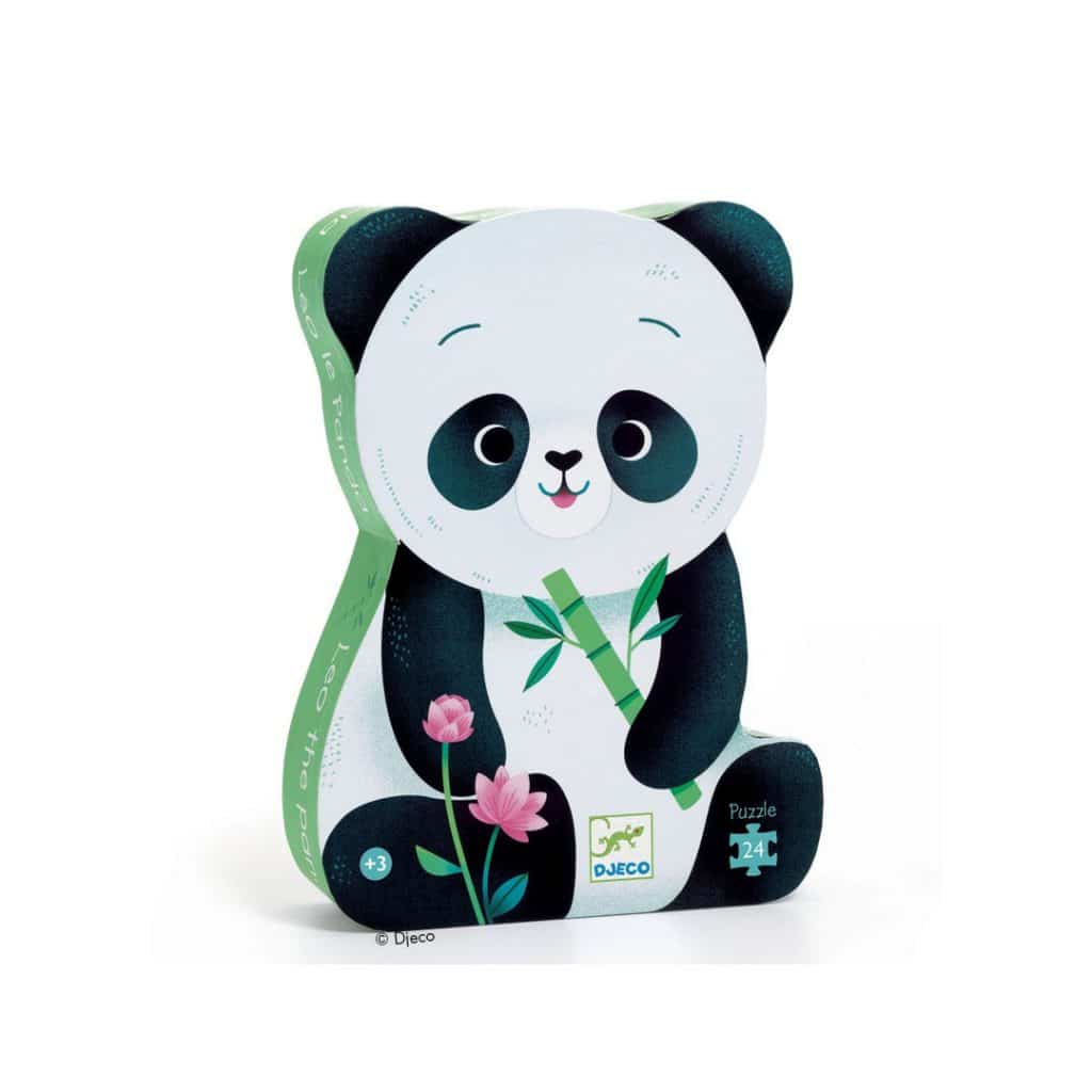 Djeco Silhouetten-Puzzle Panda 24 Teile