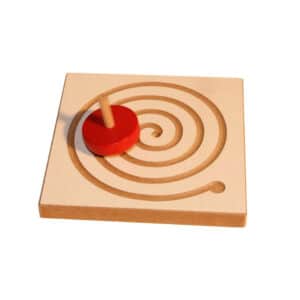 Ebert-Erzgebirgische-Holzspielwaren-Holzspielzeug-Kreiselbrett-Spirale-mit-Holzkreisel