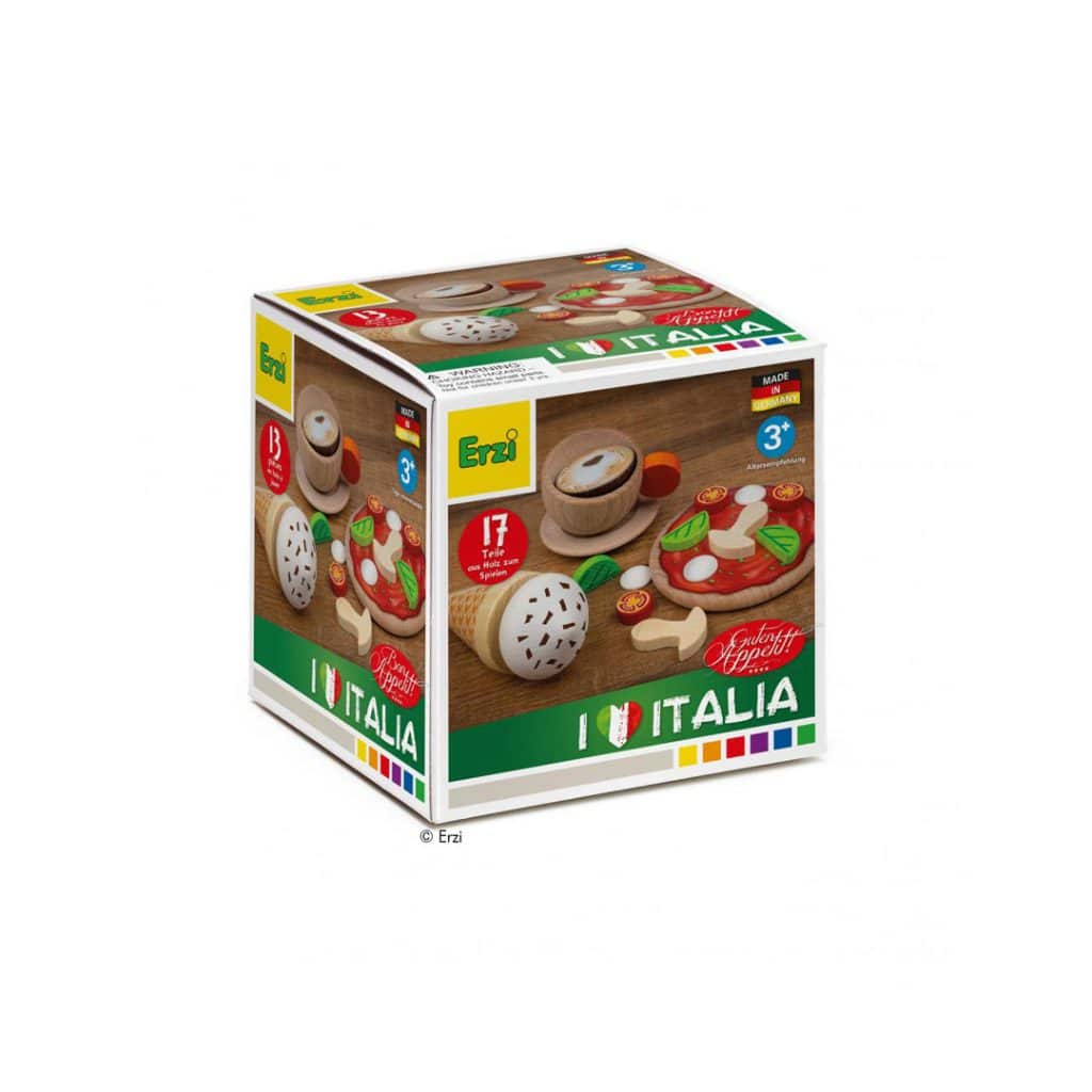 Sortiment "Italienisches Essen" aus Holz