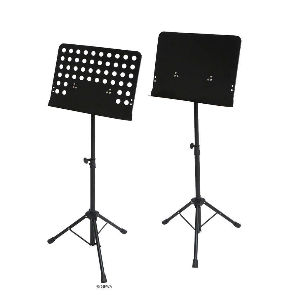 Solides Orchesterpult schwarz in zwei Varianten
