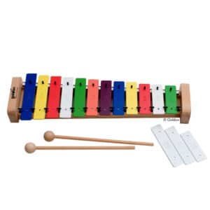 Glockenspiel mit 15 Tönen farbig diatonisch