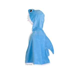 Kostüm Baby-Cape blauer Hai