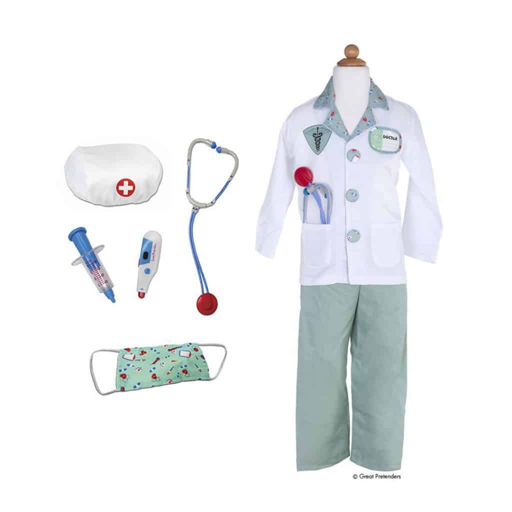 Kostüm-Set Arzt / Ärztin mit Zubehör