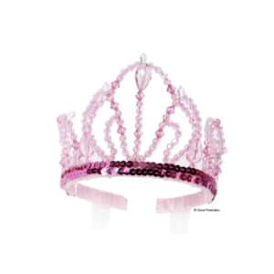 Prinzessinnen-Krone Rosa Diadem