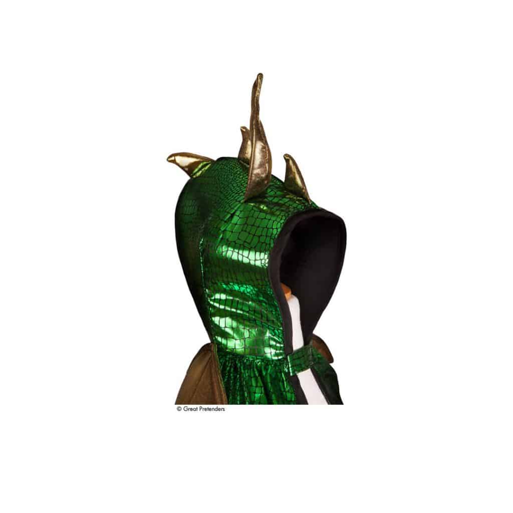Kostüm-Cape Drache Grün