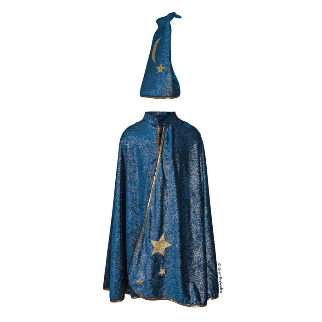 Zauberer-Kostüm-Cape Glitzernde Sternennacht
