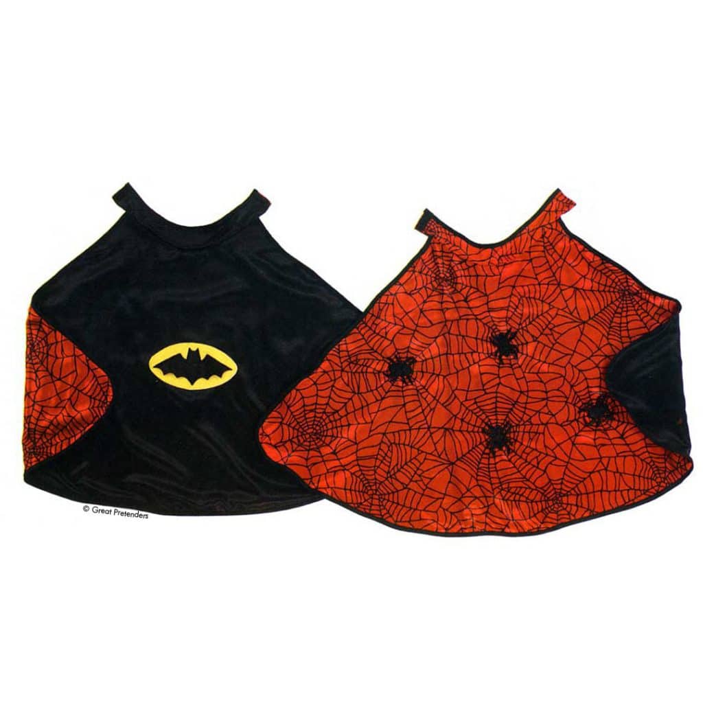 Wendecape-Kostüm Spider / Bat mit Maske