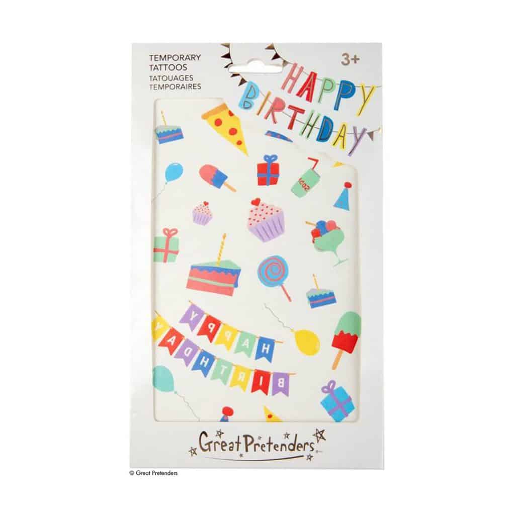 Kindertattoo-Set "Happy Birthday"