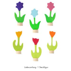 Grimms-Geburtstagsdekoration-Steckfigur-Blume-handbemalt
