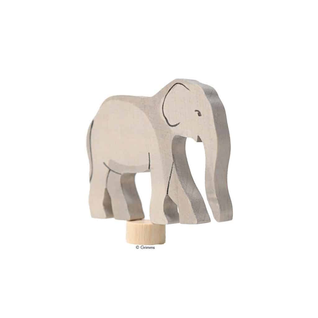 Grimm's Stecker Elefant handbemalt