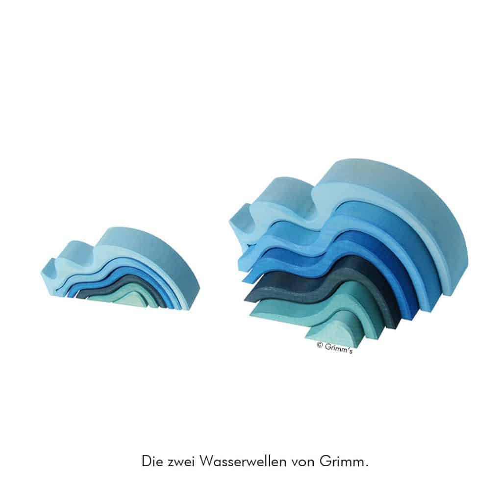Grimm's Wasserwelle in Blau