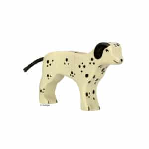 Holztiger Holzfigur Hund Dalmatiner