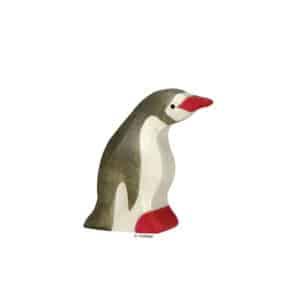 Holztiger Holzfigur Pinguin klein