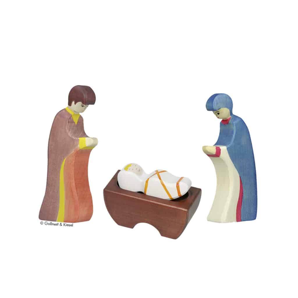 Holztiger-Krippenfiguren-Jesus-Maria-Josef-Serie-3