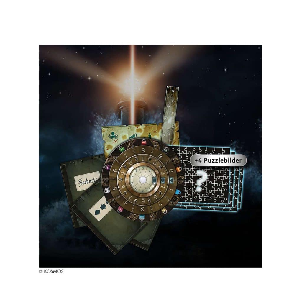 Kosmos Exit-Spiel mit Puzzle Der einsame Leuchtturm