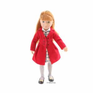 Kruselings Puppe Chloe mit rotem Mantel