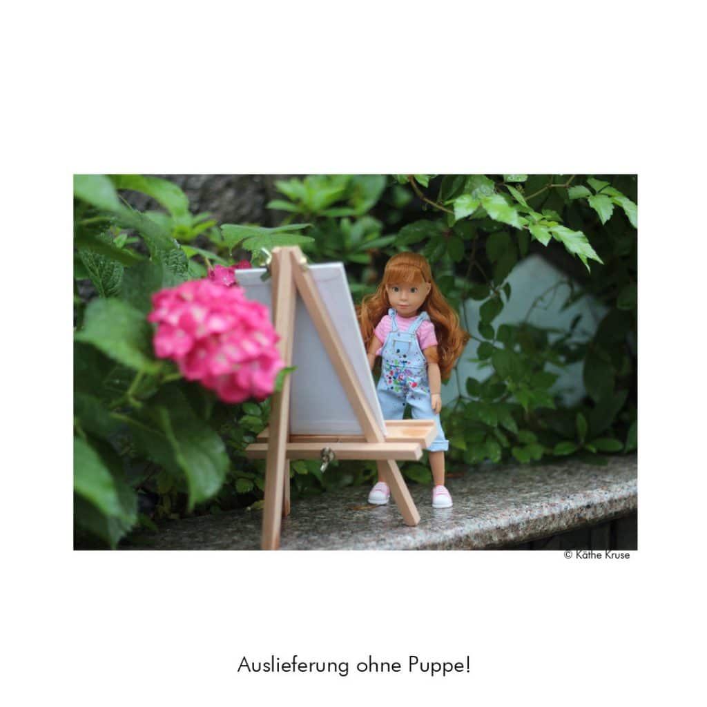 Kruselings Puppe Malerei-Zubehör-Set Chloes Staffelei