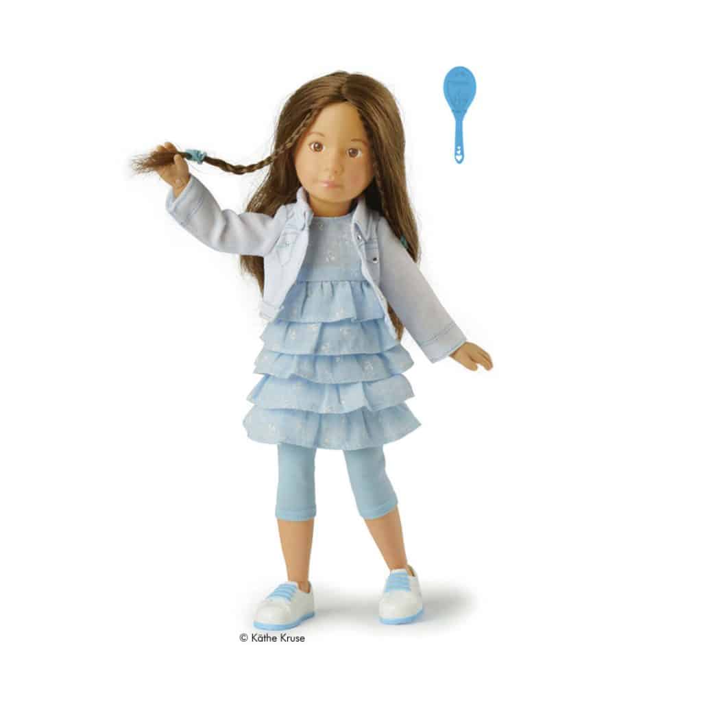 Kruselings Puppe Sofia Casual Set mit blauem Kleid