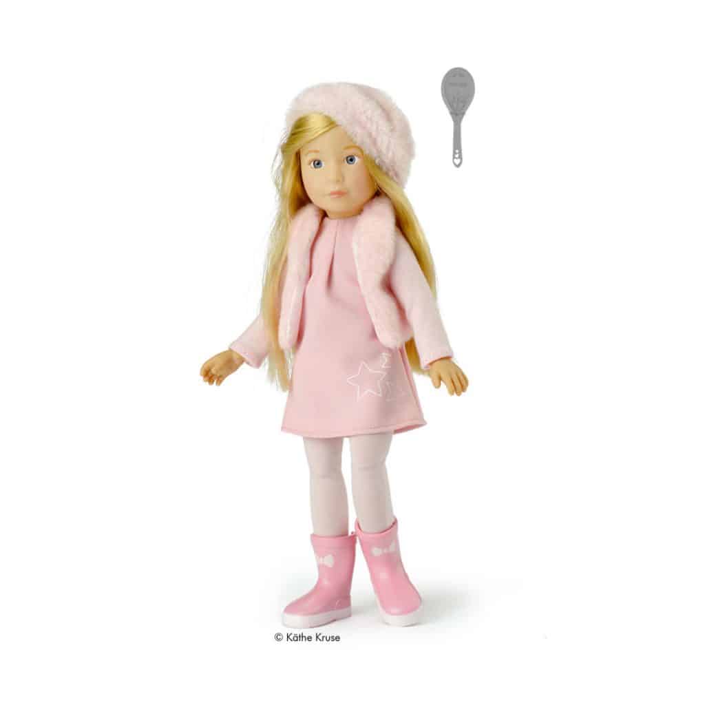 Kruselings Puppe Vera Casual Set mit rosa Kleid