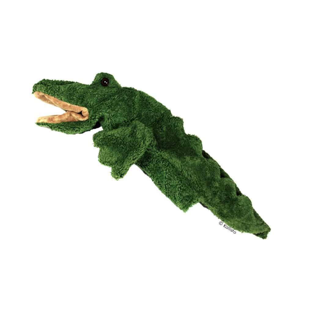 Bio-Handpuppe Krokodil mit Klappmaul