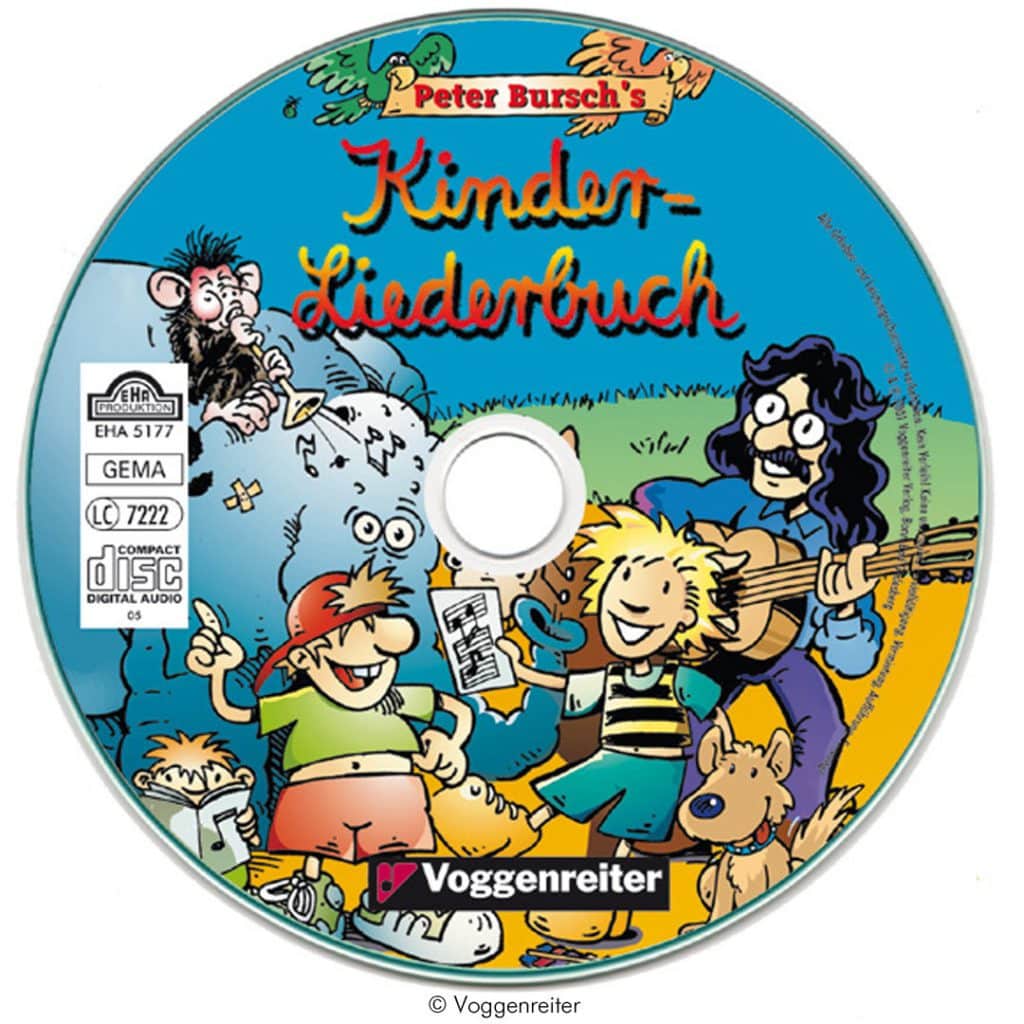 Peter Bursch's Kinderliederbuch mit CD
