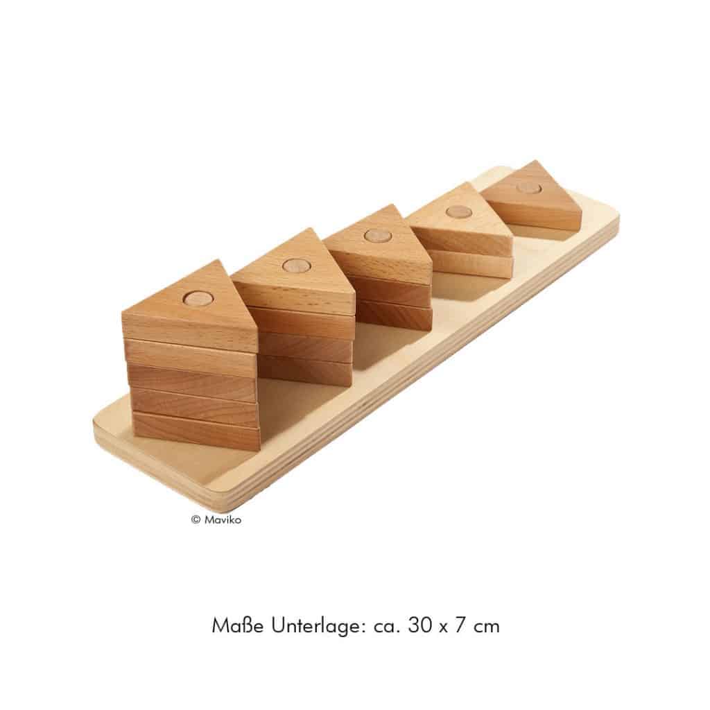 Krippen-Set Holzspielzeug Sinnesmaterial