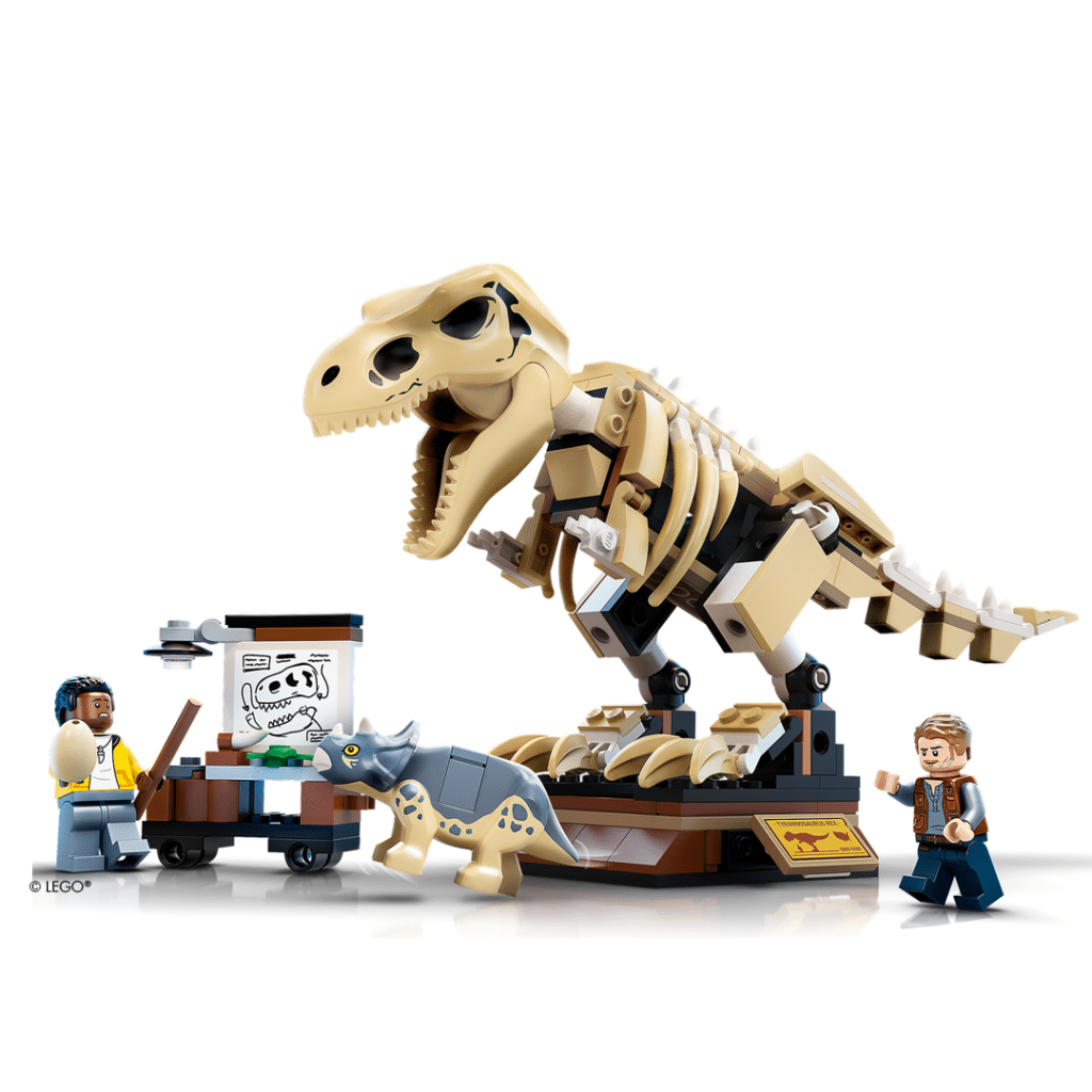LEGO® Jurassic World™ 76940 T-Rex-Skelett in der Fossilienausstellung