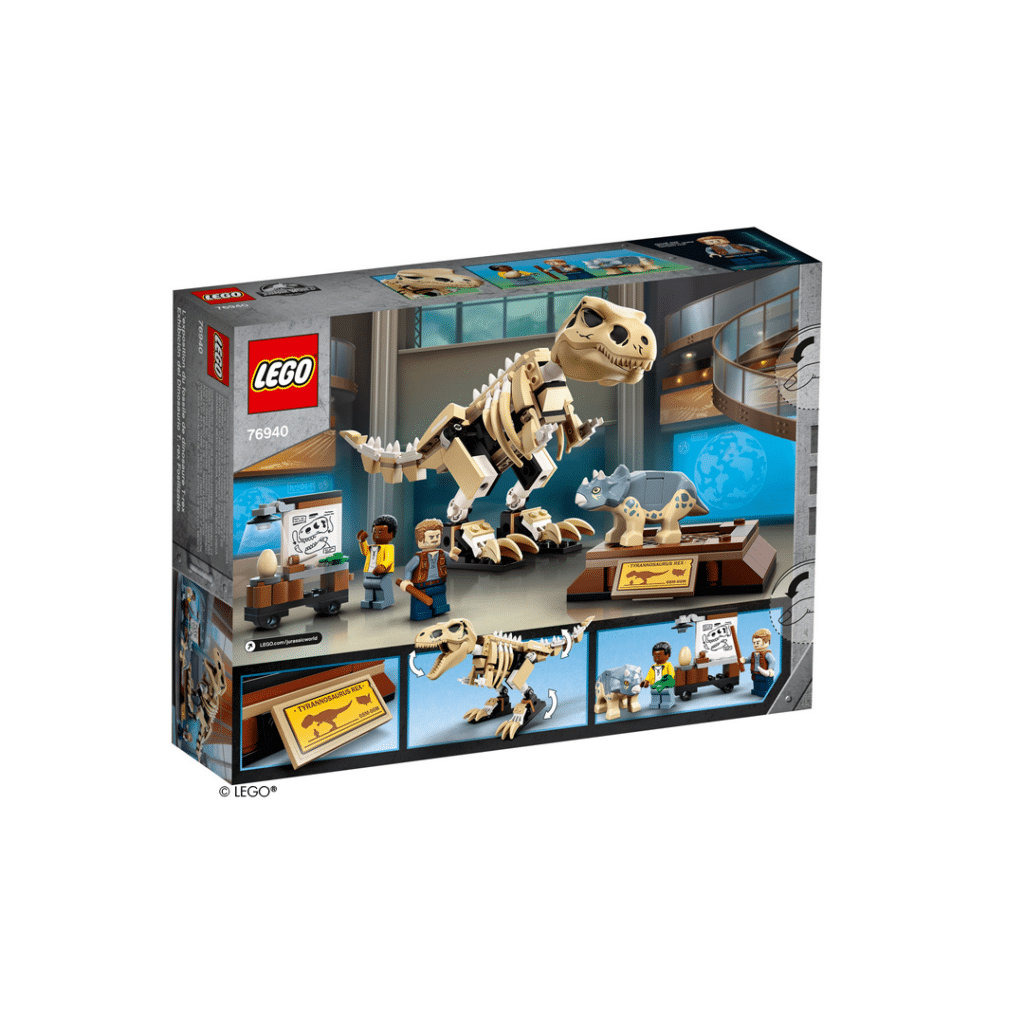 LEGO® Jurassic World™ 76940 T-Rex-Skelett in der Fossilienausstellung