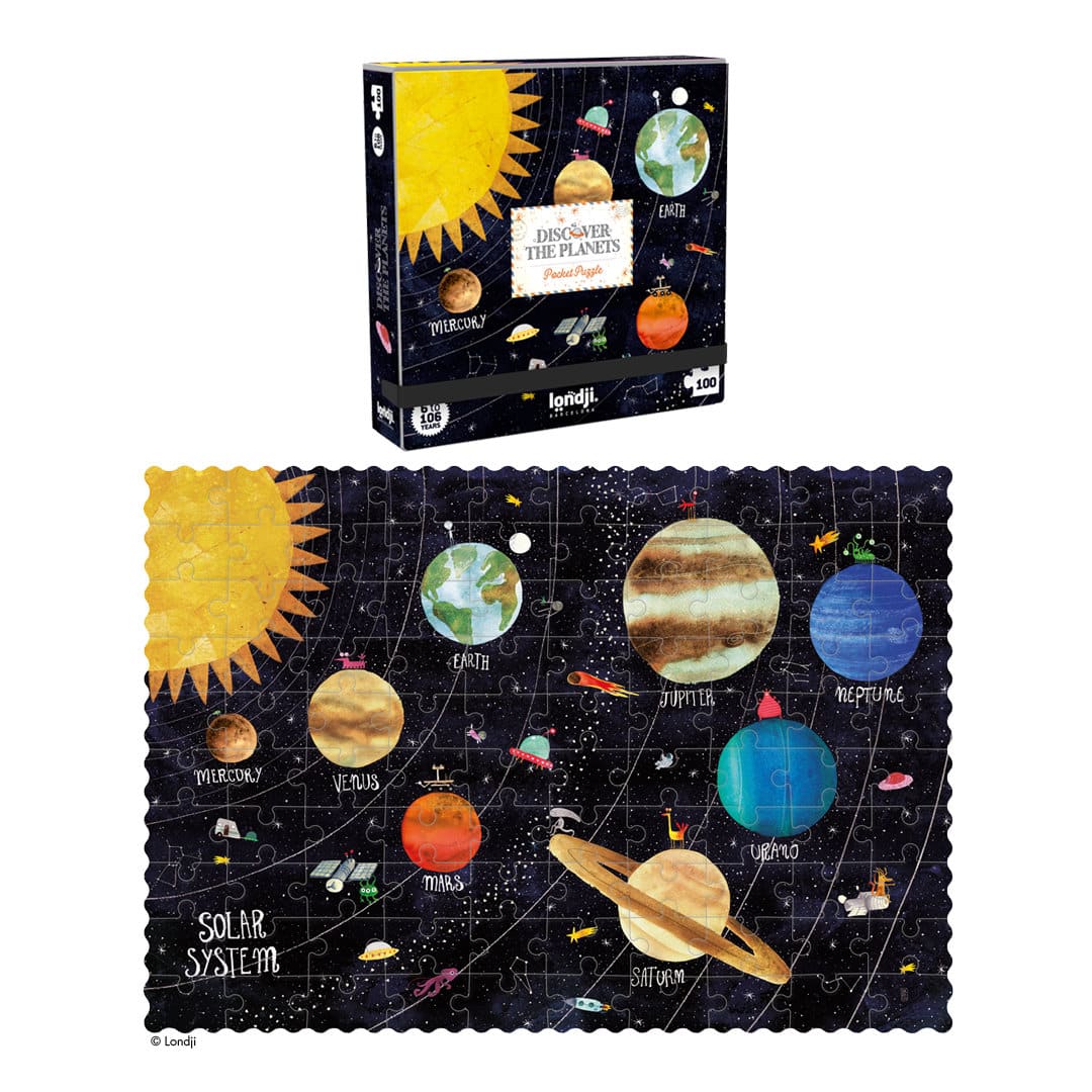 Pocket Puzzle Planeten 100 Teile