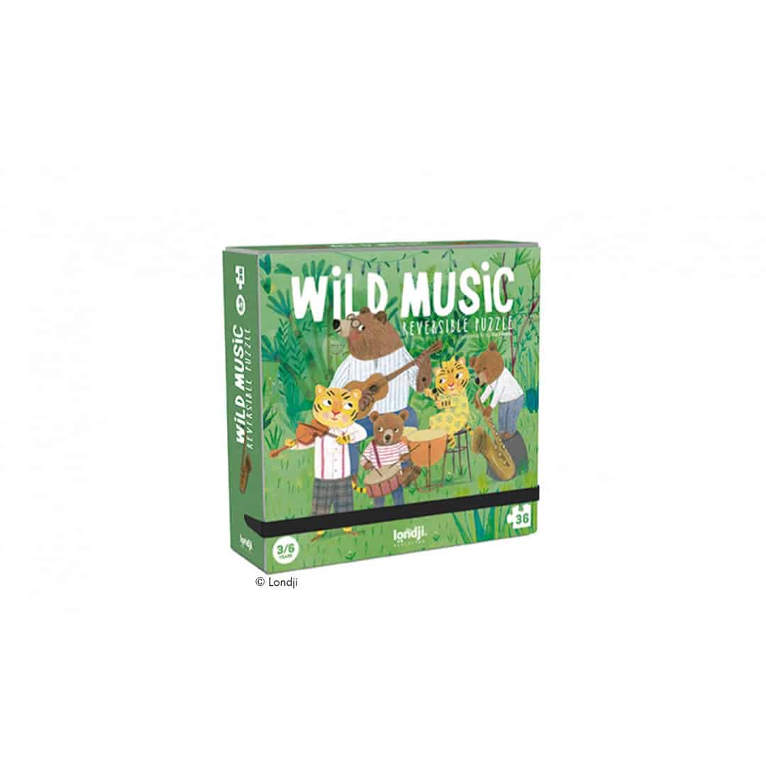 Pocket Puzzle Wild Music doppelseitig 36 Teile