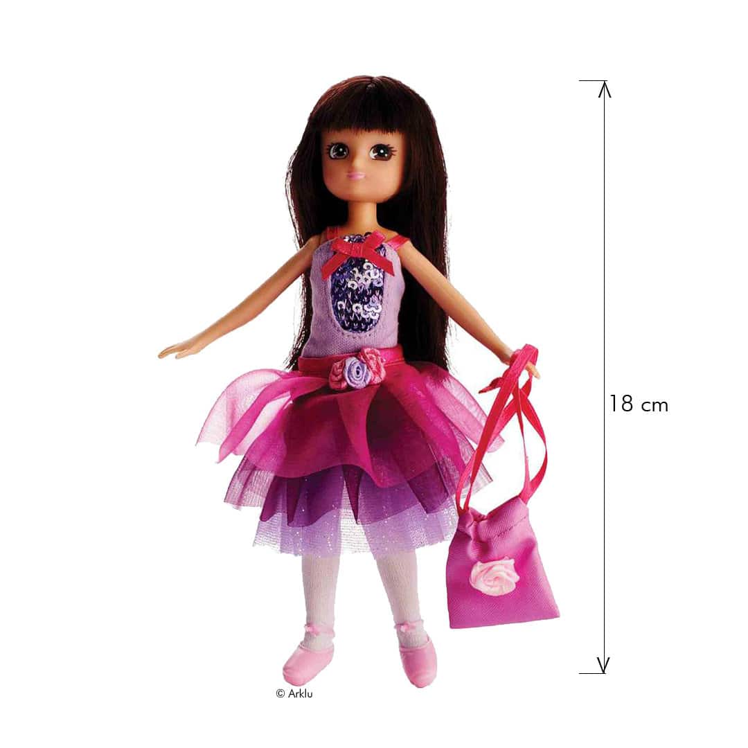 Lottie Puppe Ballerina mit Tütü und Tasche