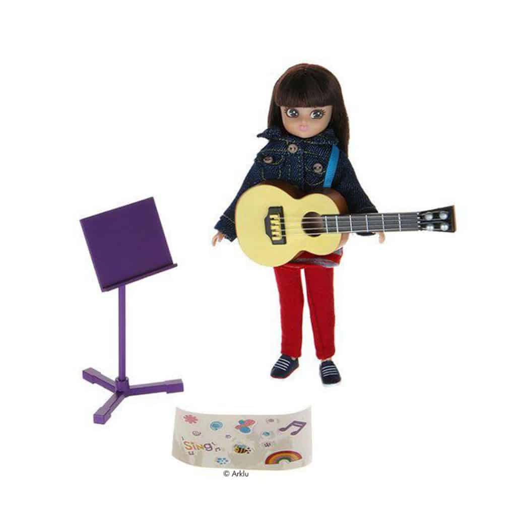 Lottie Puppe Musik-Liebhaberin mit Gitarre