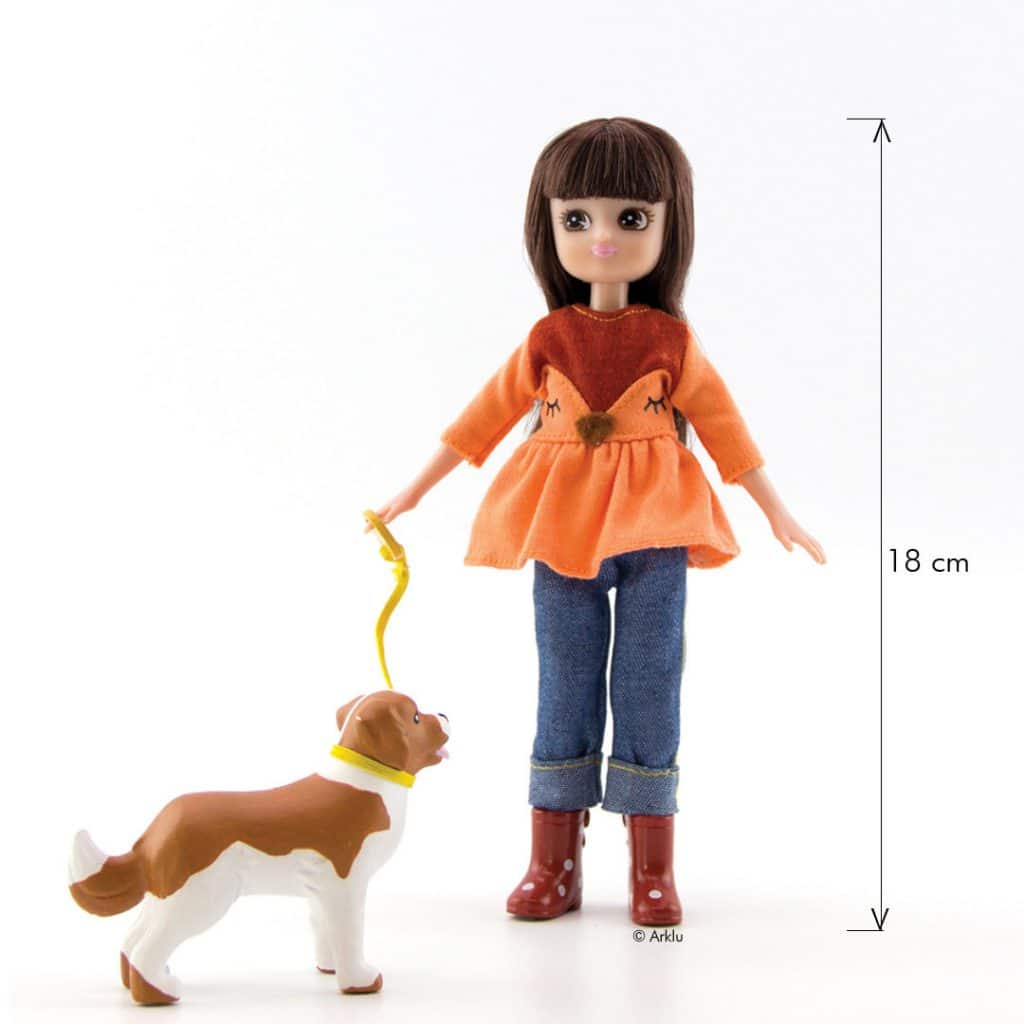 Lottie Puppe Spaziergang mit Hund