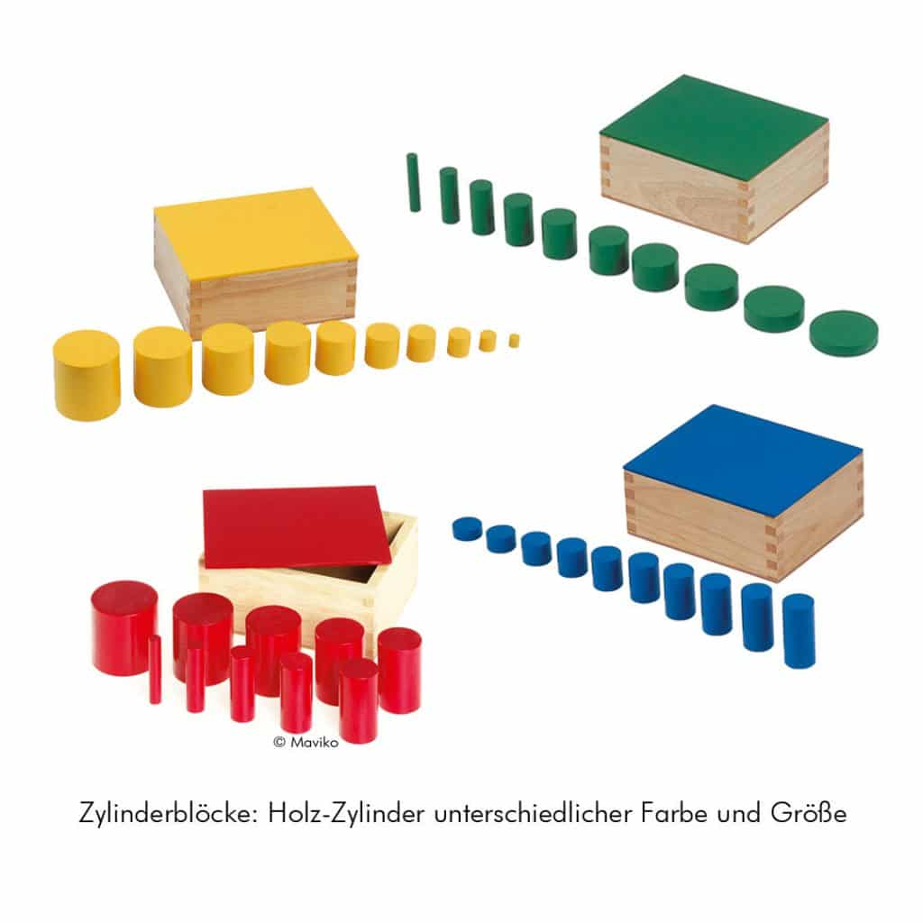 Montessori-Grundausstattung Mathematik im Regalwagen