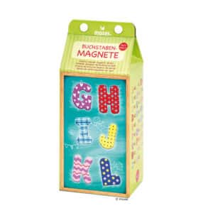 Bunte Buchstaben-Magnete