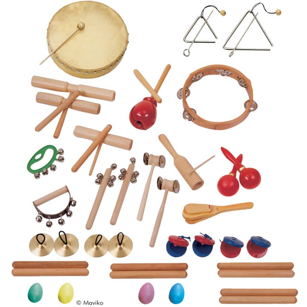 Rhythmik-Set mit 30 Instrumenten
