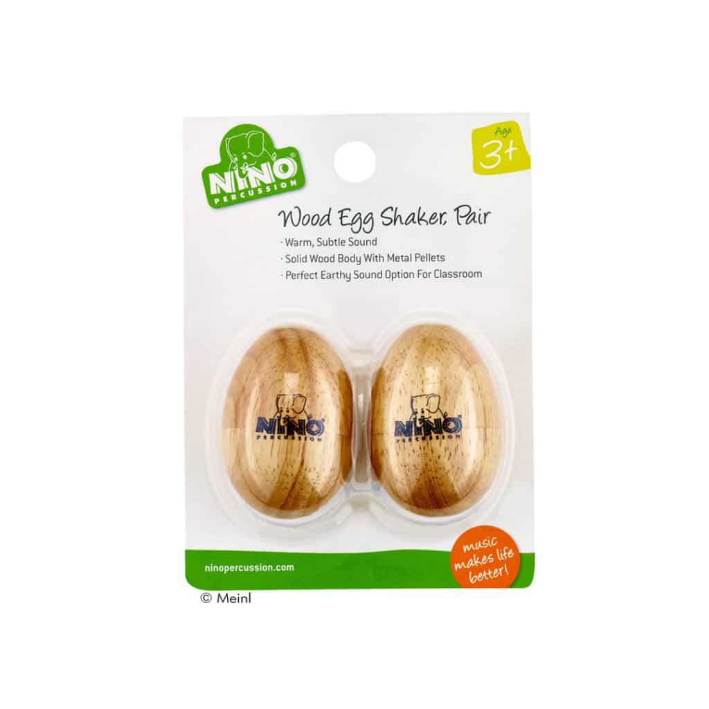 NINO Egg Shaker kleines Schüttelei aus Holz