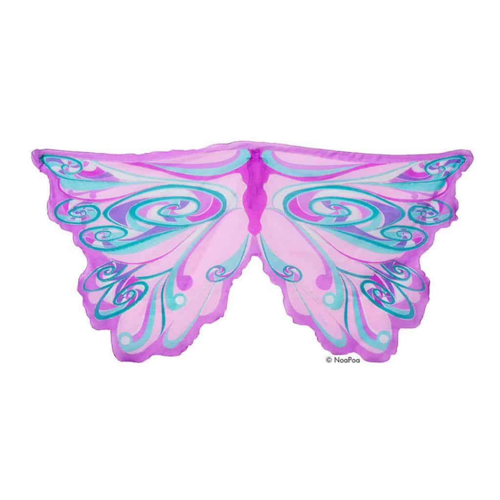 Feenflügel mit Glitzer Regenbogenfee Lavendel