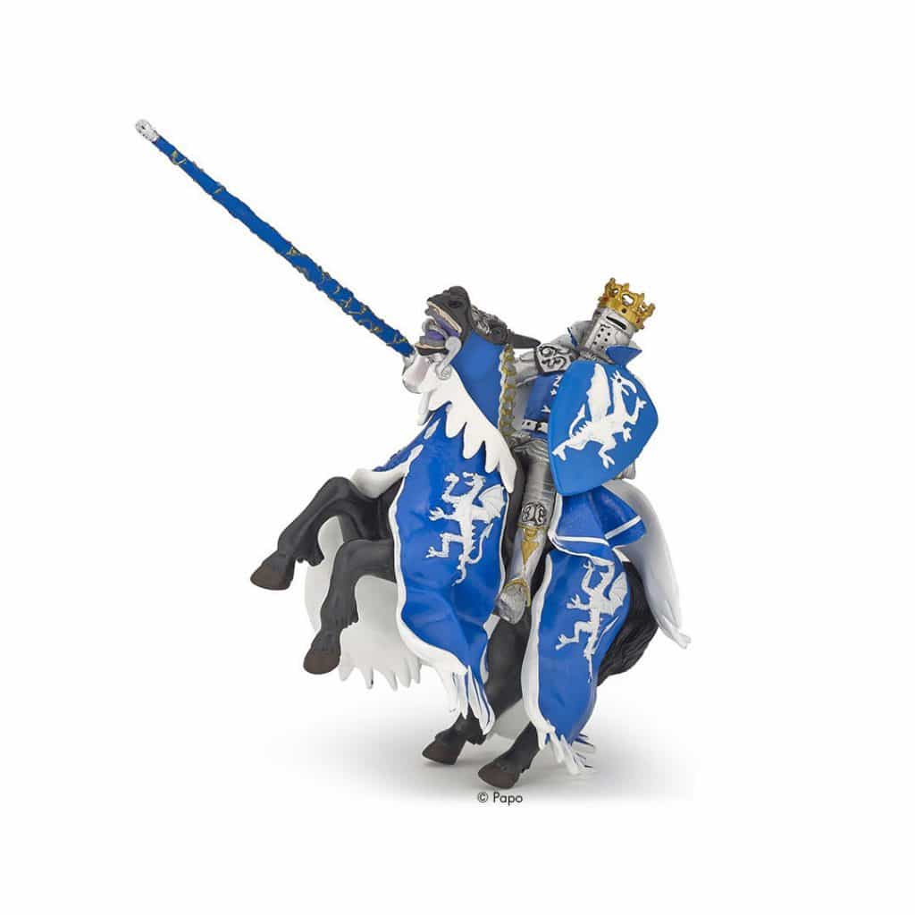 Papo Figur Pferd des blauen Ritters