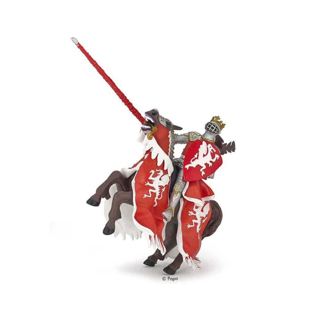 Papo Figur Pferd des roten Ritters