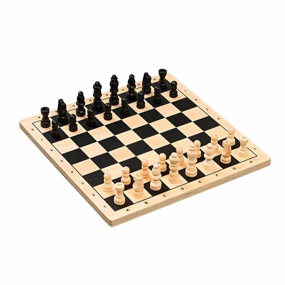 Schachspiel aus Holz