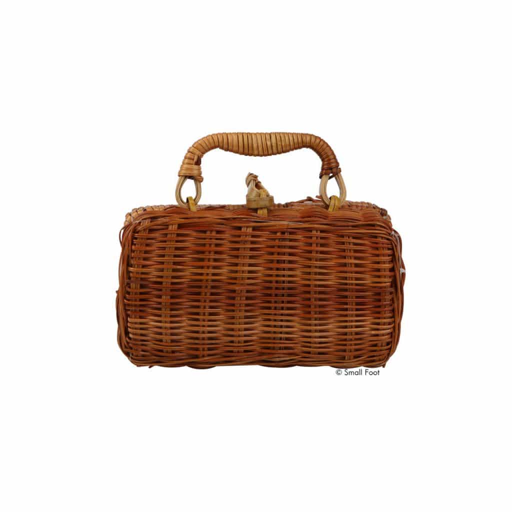 Picknick-Koffer Korb mit Puppenservice