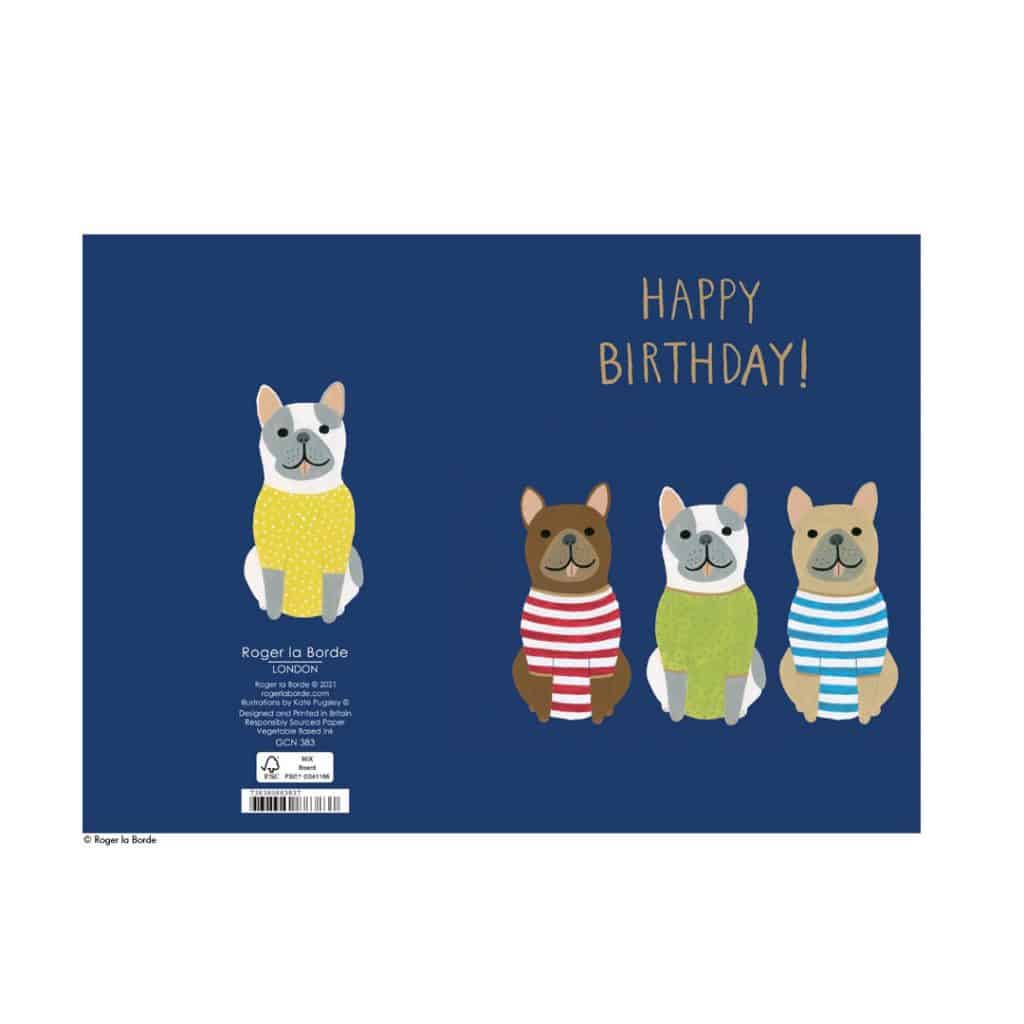 Geburtstagskarte 3 Hunde