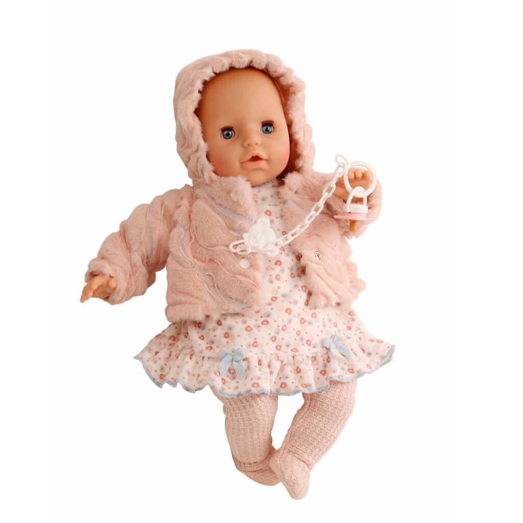 Schildkroet-Puppe-Baby-Amy-mit-blauen-Schlafaugen-Made-in-Germany-mit-rosa-Plueschjacke-7545296