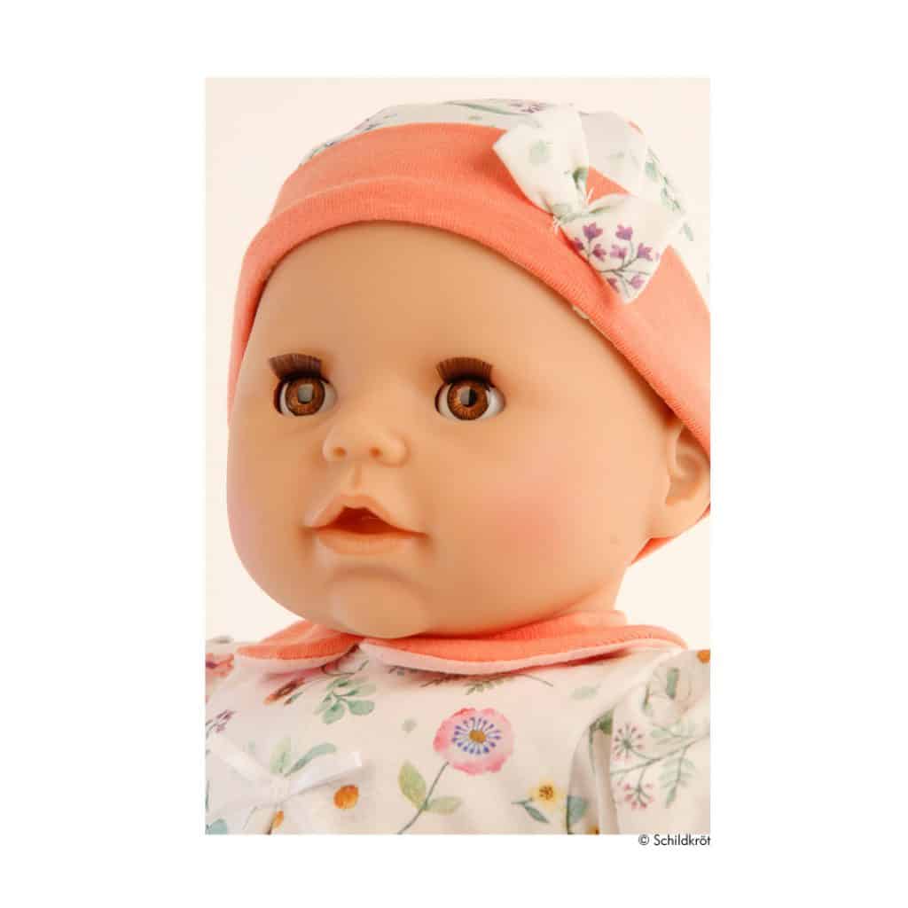 Schildkröt Puppe Baby Amy 45cm mit braunen Schlafaugen